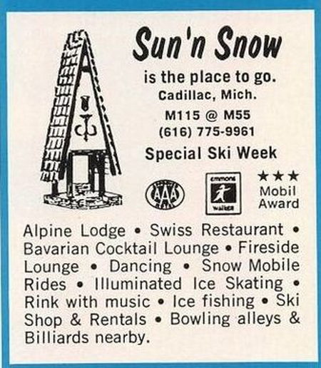 Sun n Snow Motel - Vintage Ad